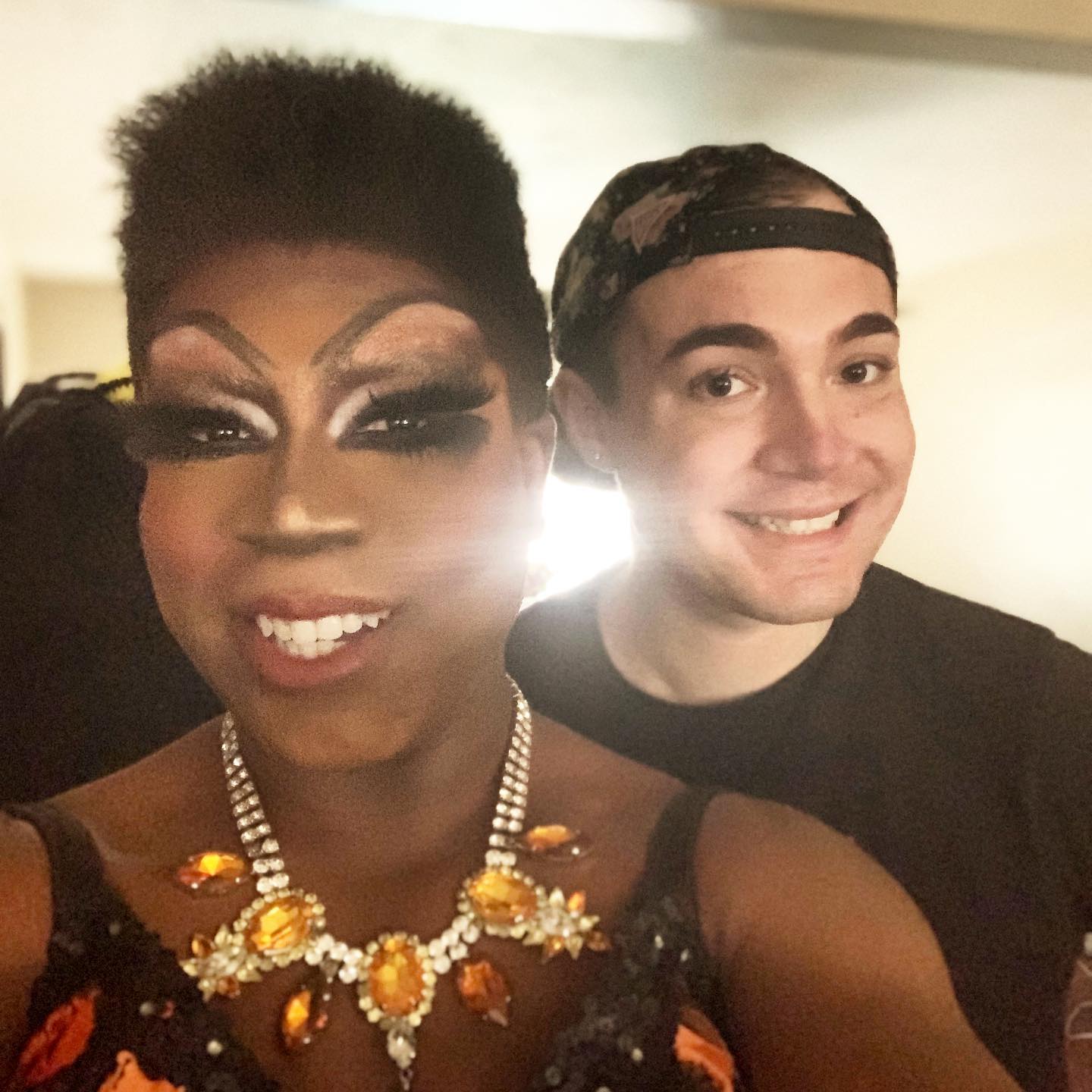 BehindtheScenes SelFefe with Logan LowreyRasmussen after